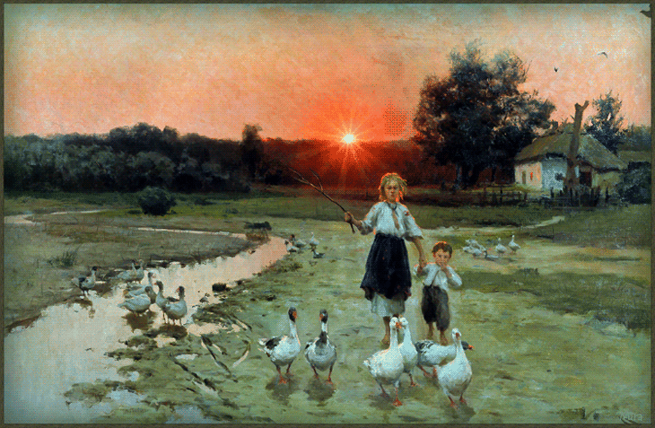 Открытки с деревней скачать. Открытки с деревней бесплатно.