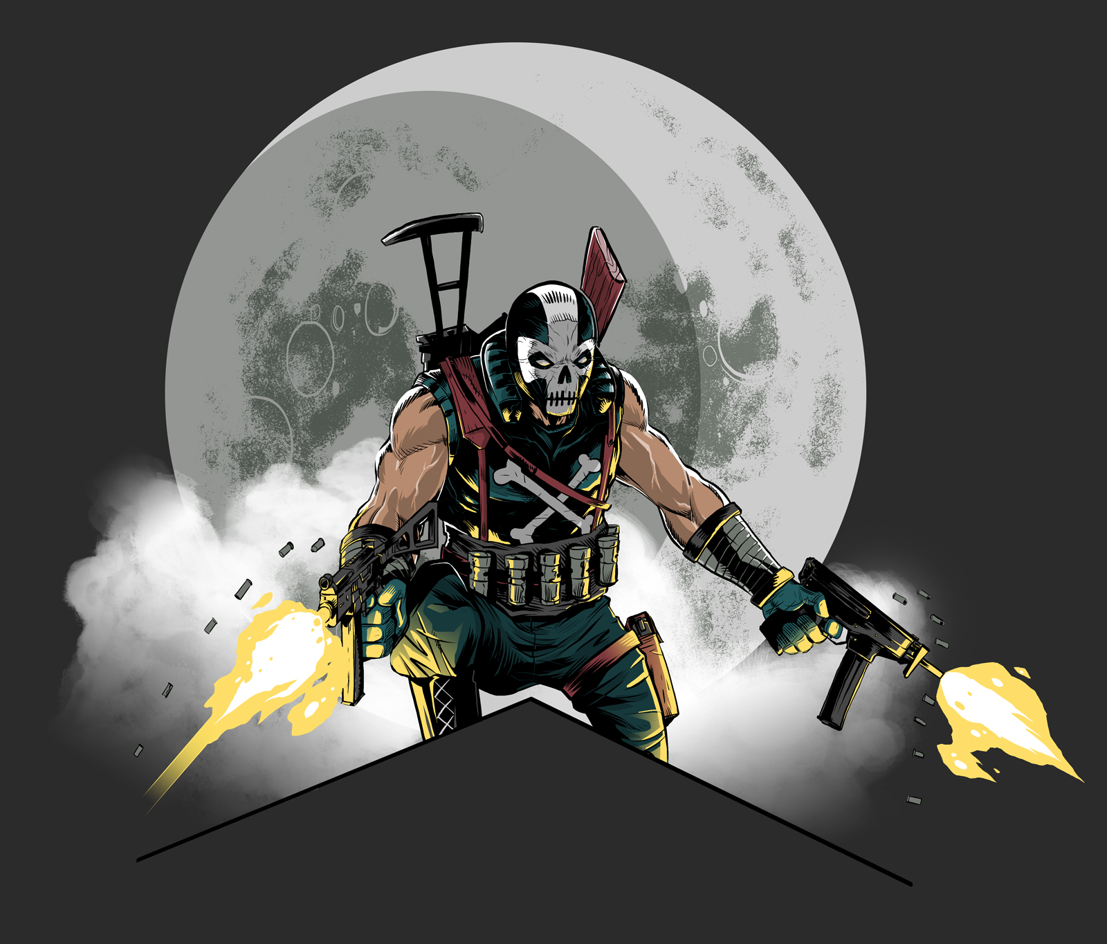 Открытки с Кроссбоунсом из комиксов Вселенной Марвел скачать.