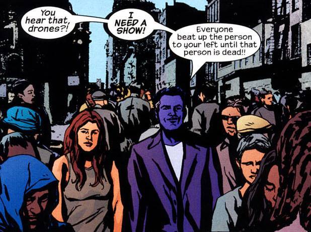 Открытки с Пурпурным Человеком злодеем из комиксов Марвел.  