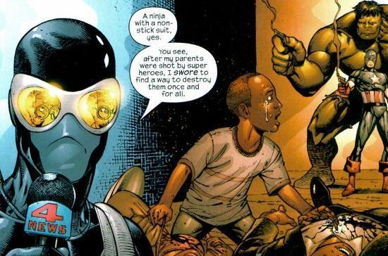 Открытки со Слайдом из комиксов про Человека Паука Вселенной Марвел.