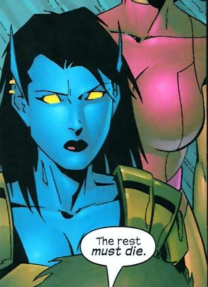 Открытки с Ноктюрн из комиксов о Людях Икс скачать бесплатно.