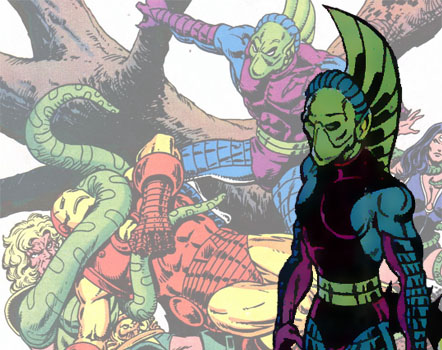 Открытки с Шипохвостом из комиксов Вселенной Марвел скачать.