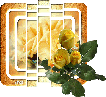 Открытки с желтыми розами скачать. Анимационные открытки с желтыми розами.