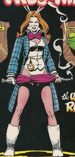 Открытки со злодейкой из Вселенной комиксов ДС ко Белым Кроликом.