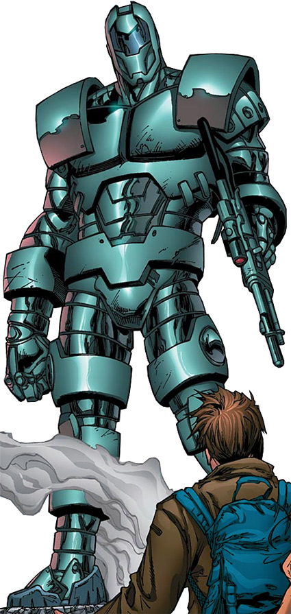 Открытки с Титановым Человеком врагом Железного Человека из комиксов.