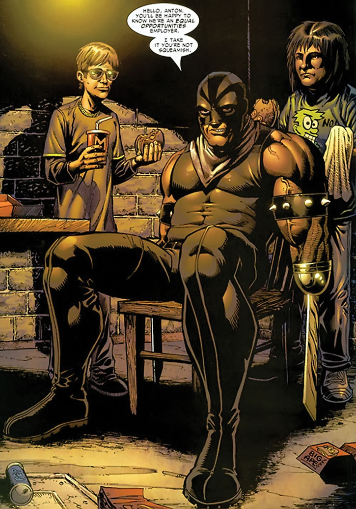 Открытки с Кулаком - Бритвой из комиксов Вселенной Марвел.   