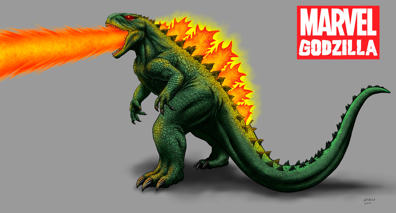 Открытки с Годзиллойиз комиксов Вселенной Марвел скачать бесплатно.