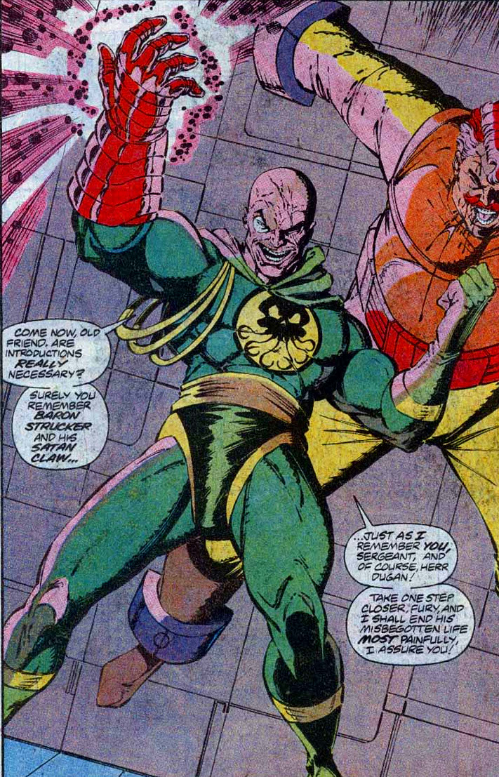 Открытки с Бароном вон Штрукером скачать бесплатно по комиксам.