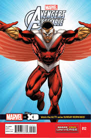 Открытки с Соколом из комиксов про Капитана Америку от Марвел.