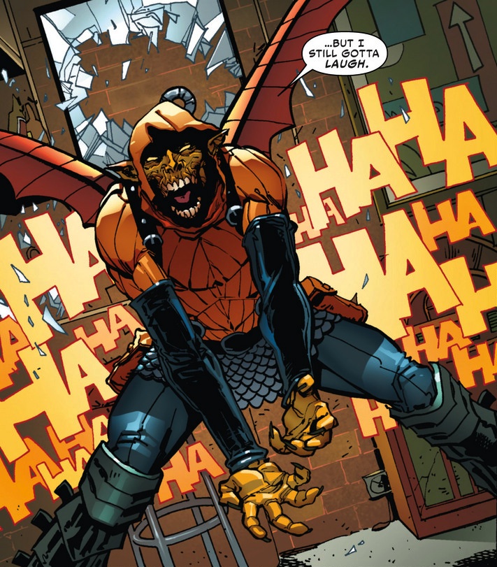 Открытки с Филом Урихом врагом Человека Паука из комиксов Марвел.