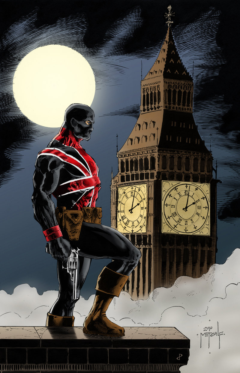 Открытки с Юнионом Джеком 3 из комиксов Вселенной Марвел.     