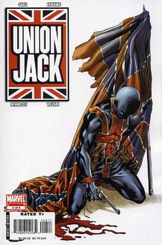 Открытки с Юнионом Джеком 3 из комиксов Вселенной Марвел.     