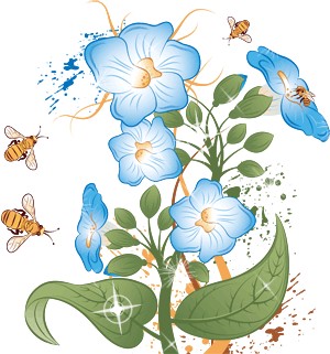 Открытки с вьюнками анимационные. Открытки с вьюнками онлайн.