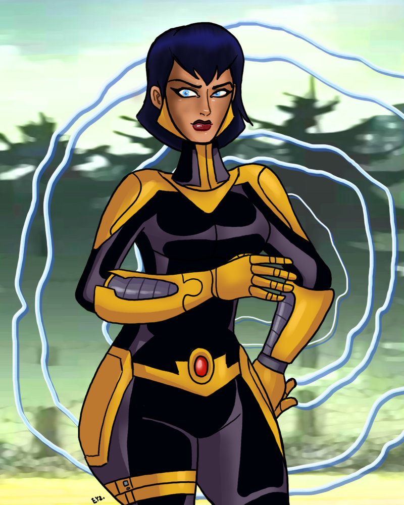 Открытки с Землетрясением Дейзи Джонсон из комиксов Марвел. 