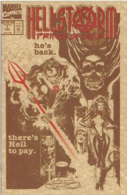 Открытки с Хеллстормом из комиксов Вселенной Марвел скачать.