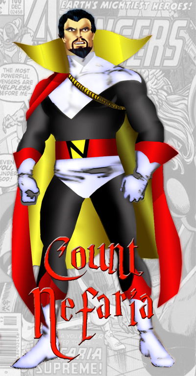 Открытки с Графом Нефарией из серии комиксов от Марвел скачать.