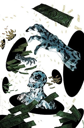 Открытки с Пятном злодеем из комиксов про Человека Паука.    