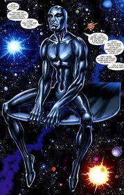 Открытки с Серебряным Сёрфером из комиксов Вселенной Марвел.