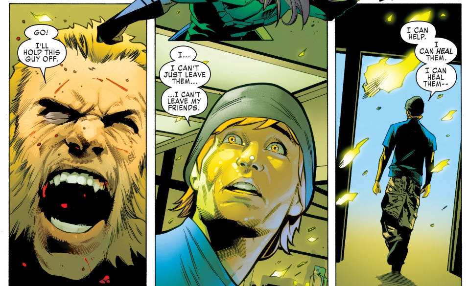 Открытки с Эликсиром супергероем из комиксов Марвел скачать.