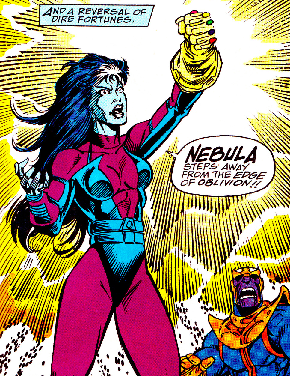 Открытки с Небулой скачать бесплатно. Открытки по комиксам Марвел.