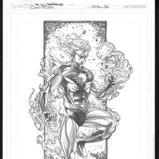 Открытки с Солнечным Мальчиком Санбоем из комиксов Марвел.  