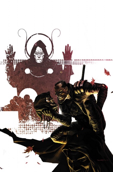 Открытки с Блэйдом из комиксов Вселенной марвел скачать бесплатно.