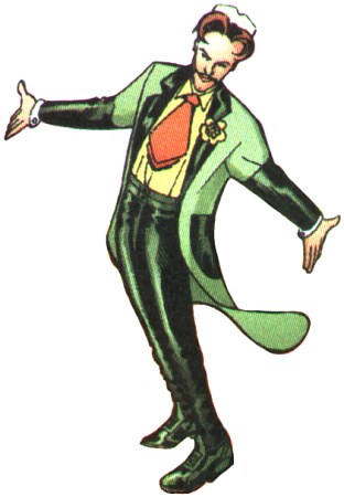 Открытки со злодеем Пранкстером из комиксов про Супермэна от ДС.