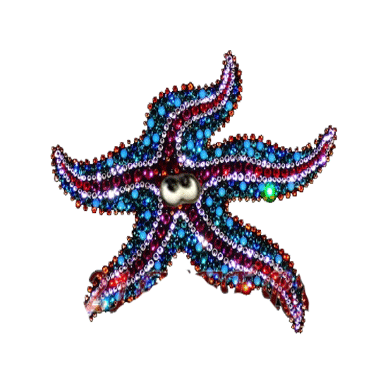 Открытки с морскими звездами анимационные. Открытки с морскими звездами gif.