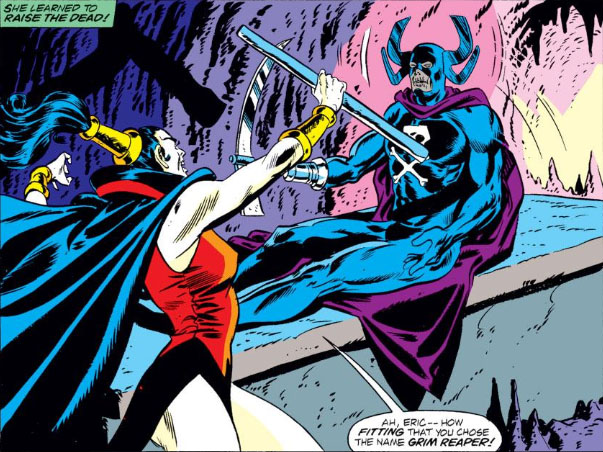 Открытки с Некрой Синклейр из комиксов Вселенной Марвел.    