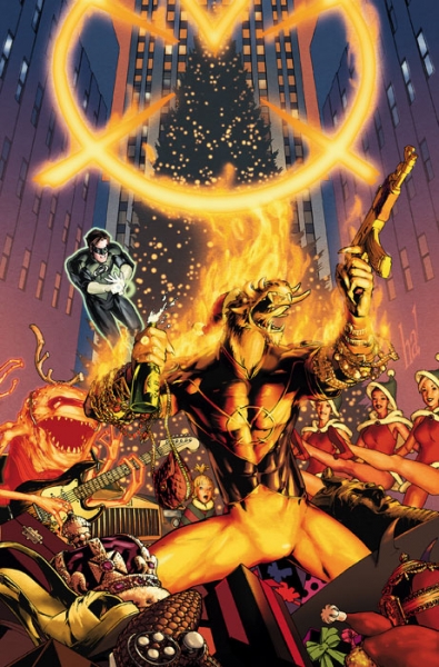 Открытки с Оранжевым Фонарём врагом Зелёного Фонаря скачать бесплатно.