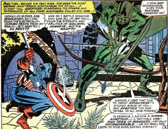 Открытки с Супер - Адаптоидом врагом Тора из комиксов Марвел.