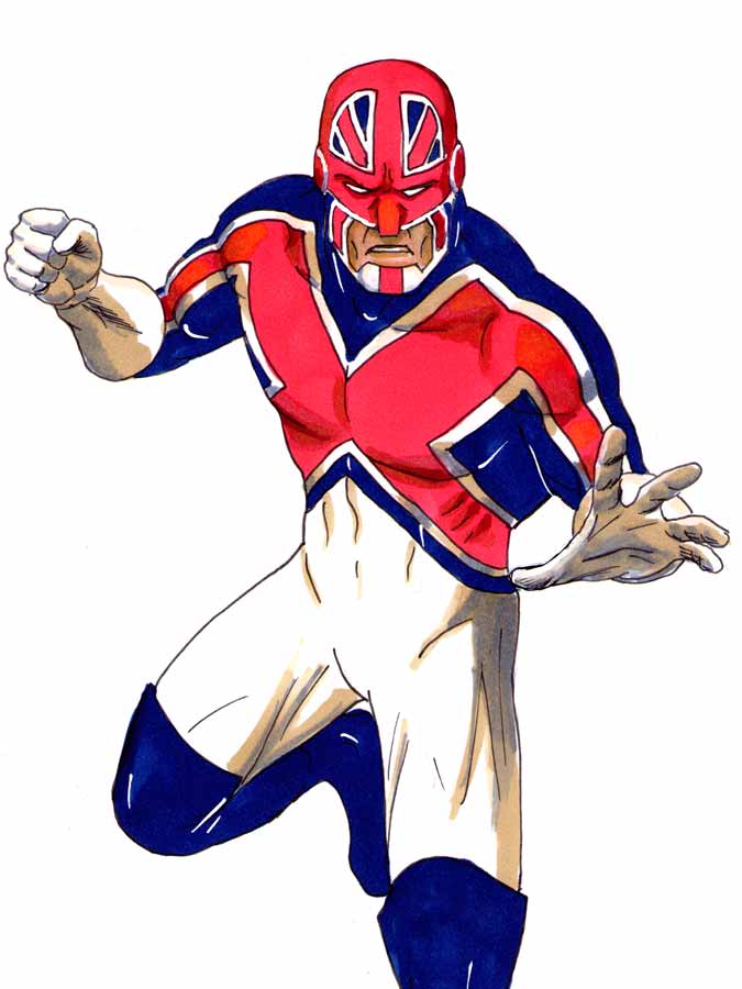 Открытки с Капитаном Британией из комиксов Марвел скачать.   