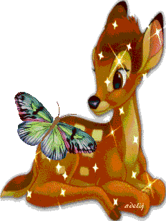 Открытки с Оленёнком Бэмби скачать бесплатно. Открытки с Оленёнком Бэмби онлайн.