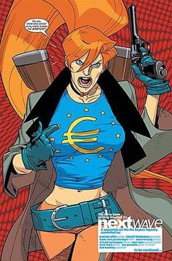 Открытки с Эльзой Блудстоун из Вселенной комиксов Марвел скачать.