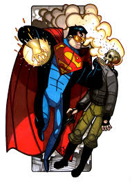 Открытки с Уничтожителем врагом Супермэна из Вселенной комиксов ДС.