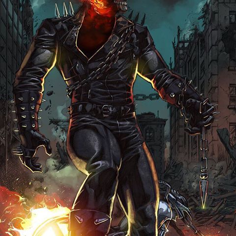 Открытки с Призрачным Гонщиком анимационные. Открытки с Призрачным Гонщиком.