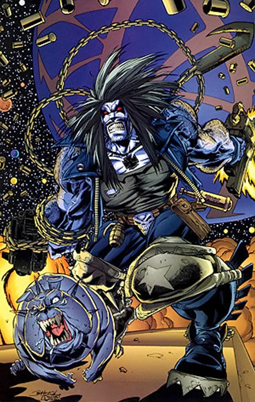 Комиксы ДС Открытки с Лобо скачать бесплатно. Открытки с Лобо онлайн.