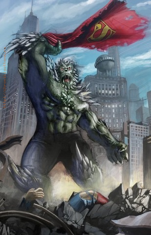 Открытки с Думсдэем скачать. Открытки с суперзлодеями скачать.