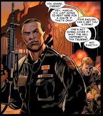 Открытки с Маркусом Джонсоном из комиксов Вселенной Марвел. 