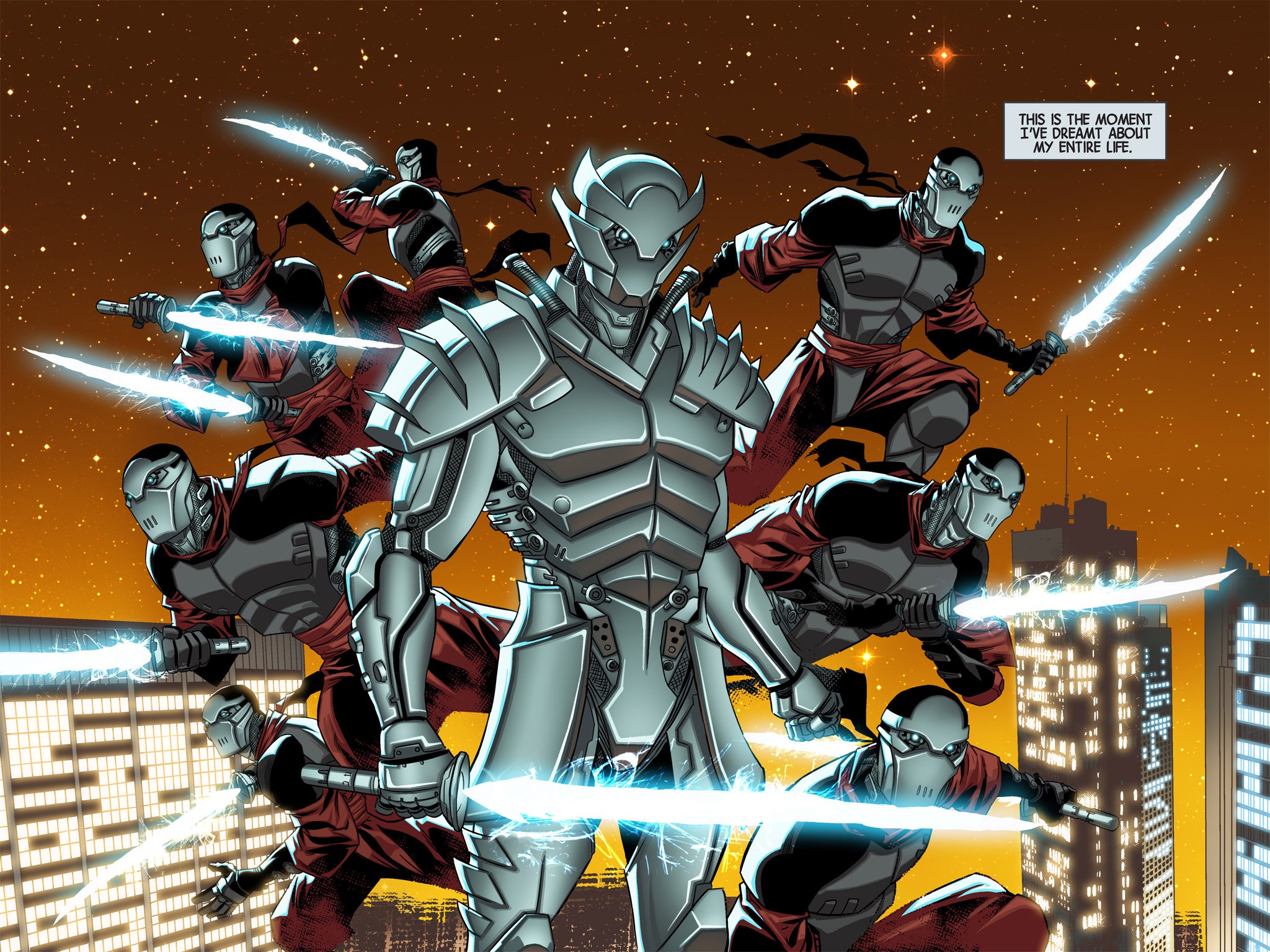 Открытки с Серебряным Самураем из комиксов Вселенной Марвел.