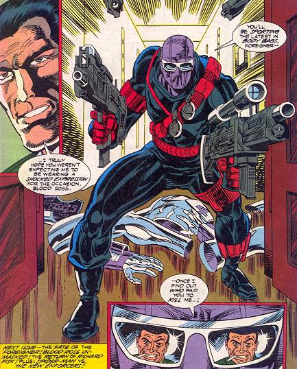 Открытки с Ричардом Фиском "Розой" из комиксов Вселенной Марвел.