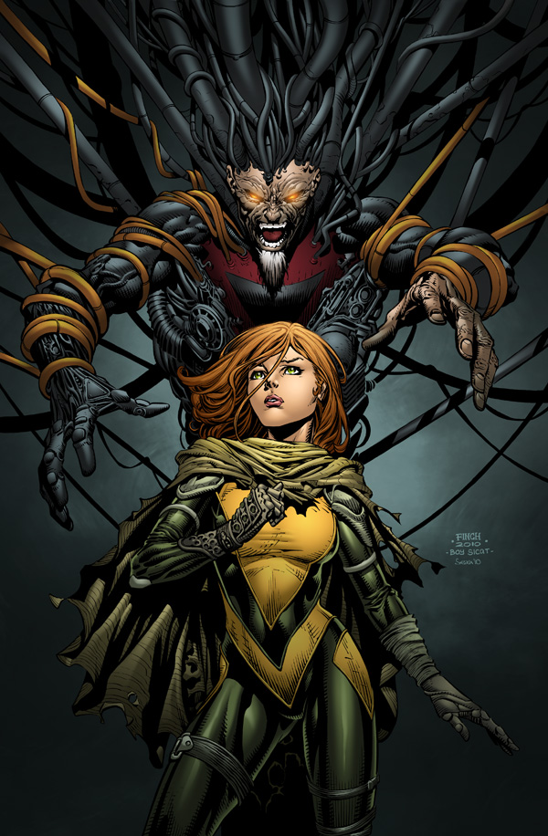 Открытки с Хоуп Саммерс из комиксов Вселенной Марвел скачать.