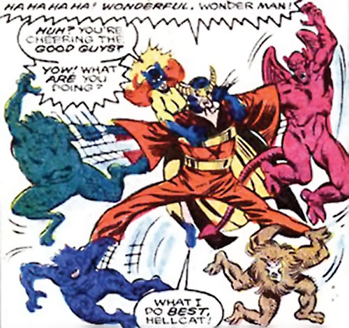 Открытки с Мастером Пандемониумом из комиксов Вселенной Марвел.