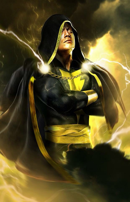 Открытки с Черным Адамом скачать бесплатно. Открытки с Черным Адамом онлайн.