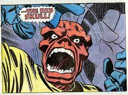Открытки с Красным Черепом Иоганном Шмидтом из комиксов Марвел.