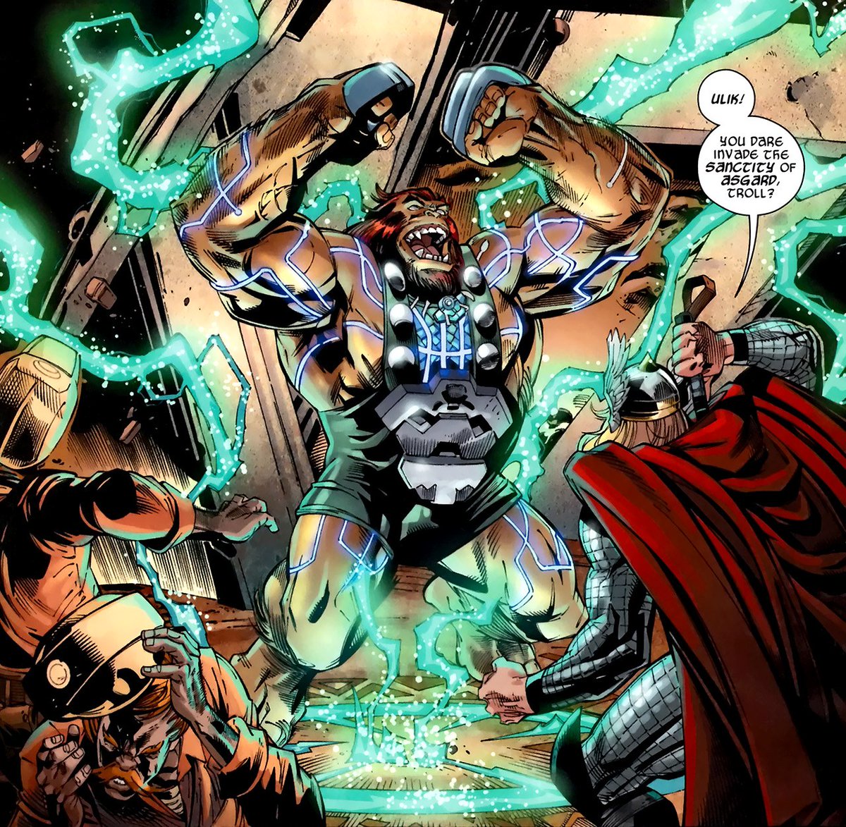 Открытки со зверем из комиксов Вселенной Марвел Уликом скачать.