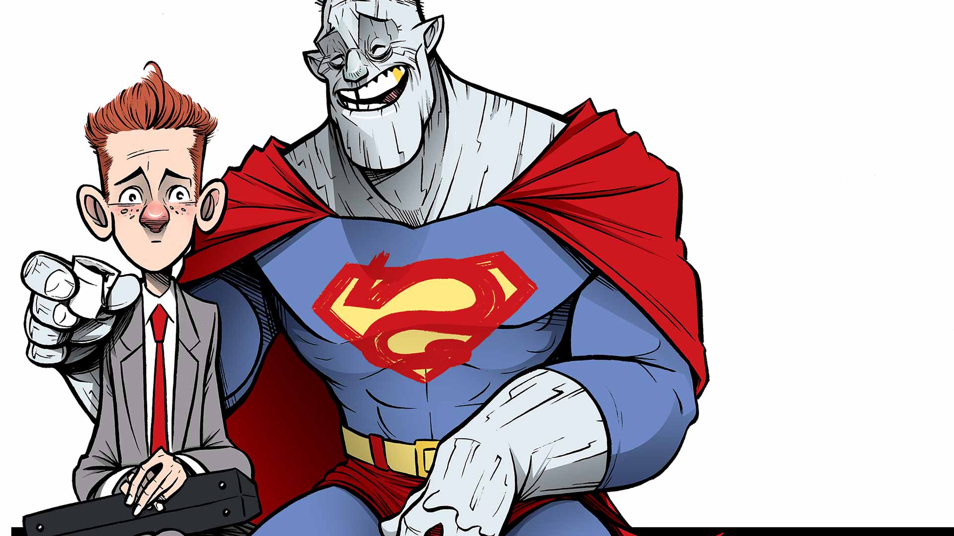 Открытки с Биззарро из комиксов Вселенной ДС скачать бесплатно.