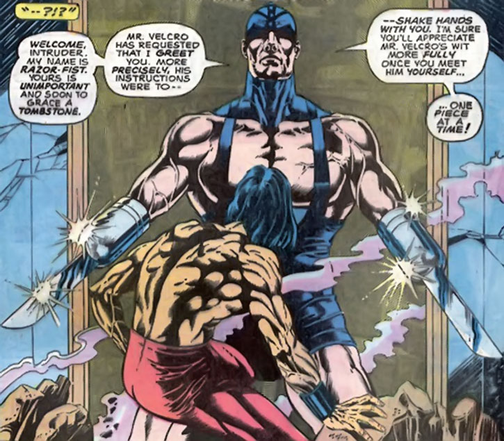 Открытки с Кулаком - Бритвой из комиксов Вселенной Марвел.   