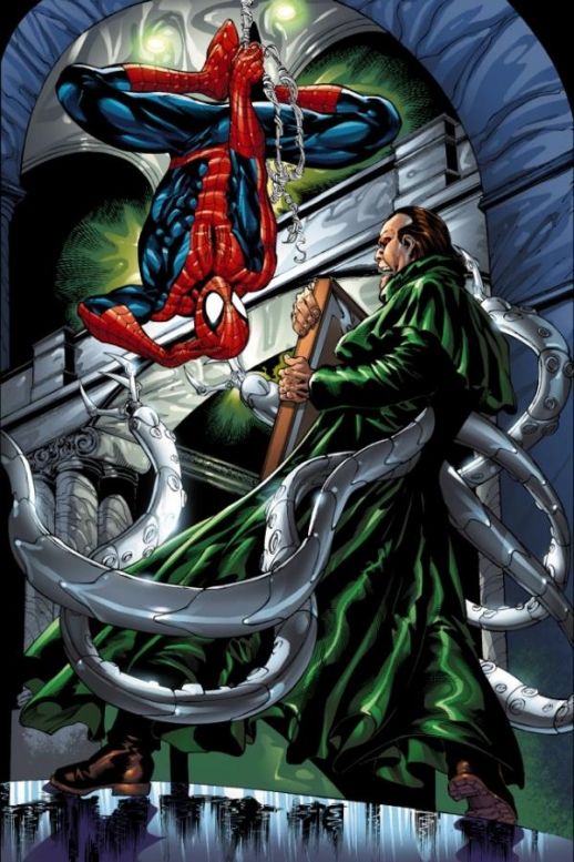 Открытки с Отто Октавиусом скачать бесплатно. Открытки с Доктором Осьминогом.