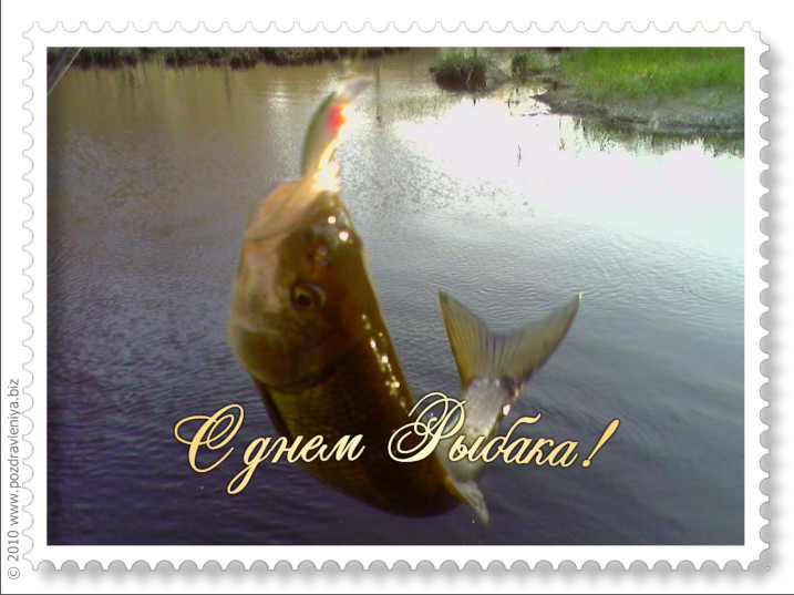 Открытки с днём рыбака скачать. Открытки с днём рыбака бесплатно.